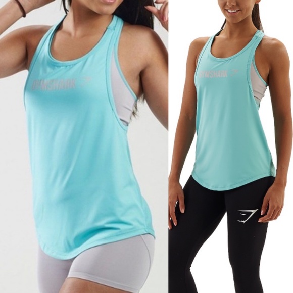 Gymshark Tops - Gymshark Move Racerback Tank Top Teal
